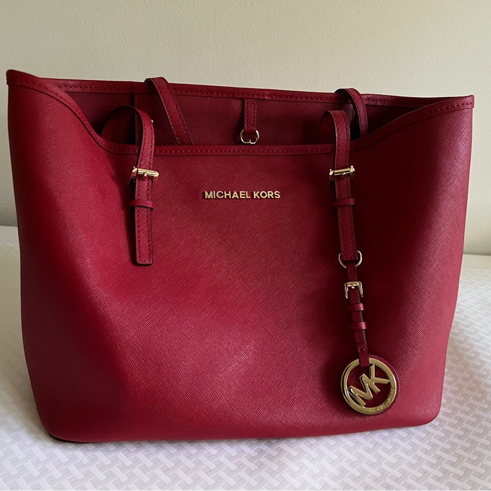 Michael Kors Cherry Red Tote